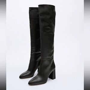 Black Knee-High Women's Boots